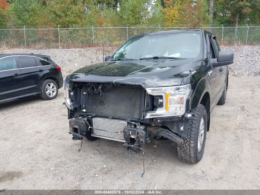 2018 Ford F-150 Xl VIN: 1FTEX1EP9JFD78054 Lot: 40480579