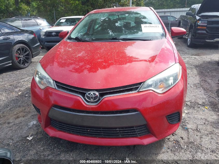 2015 Toyota Corolla L/Le/Le Pls/Prm/S/S Pls VIN: 2T1BURHE1FC286537 Lot: 40480603