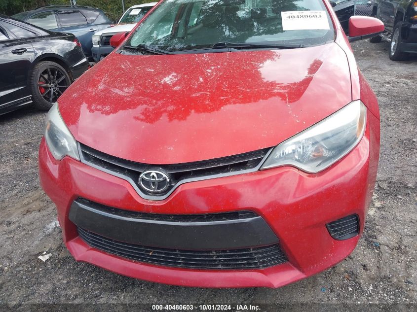 2015 Toyota Corolla L/Le/Le Pls/Prm/S/S Pls VIN: 2T1BURHE1FC286537 Lot: 40480603