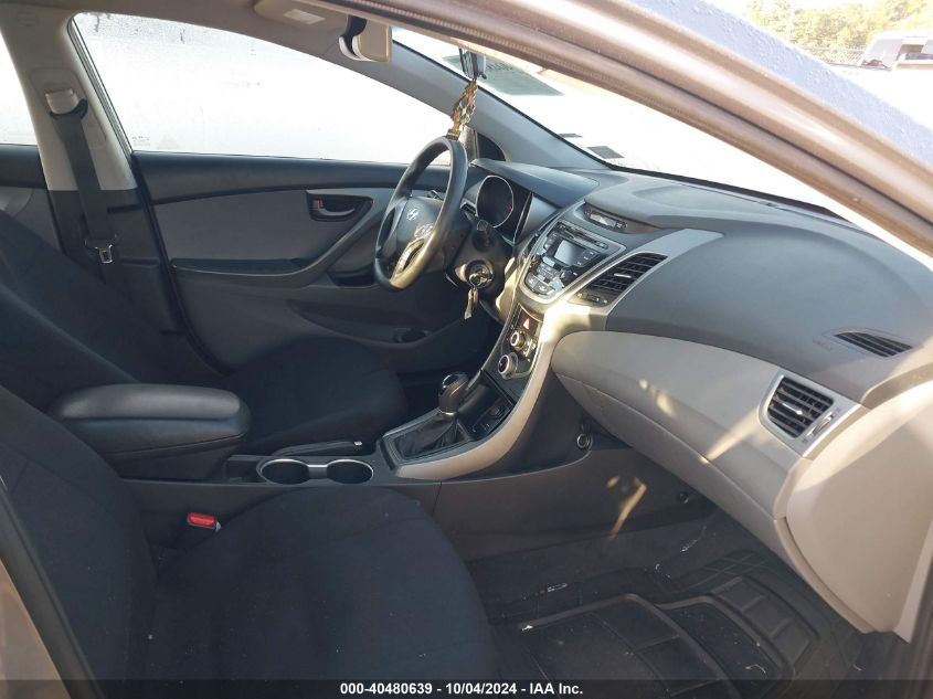 VIN KMHDH4AE8EU157492 2014 Hyundai Elantra, SE no.5