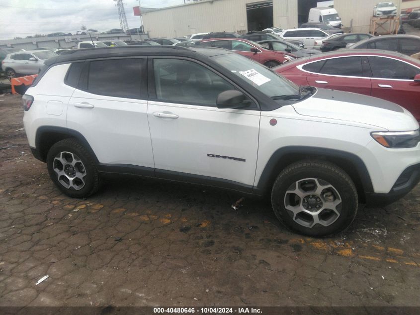 2022 Jeep Compass Trailhawk 4X4 VIN: 3C4NJDDB9NT162435 Lot: 40480646