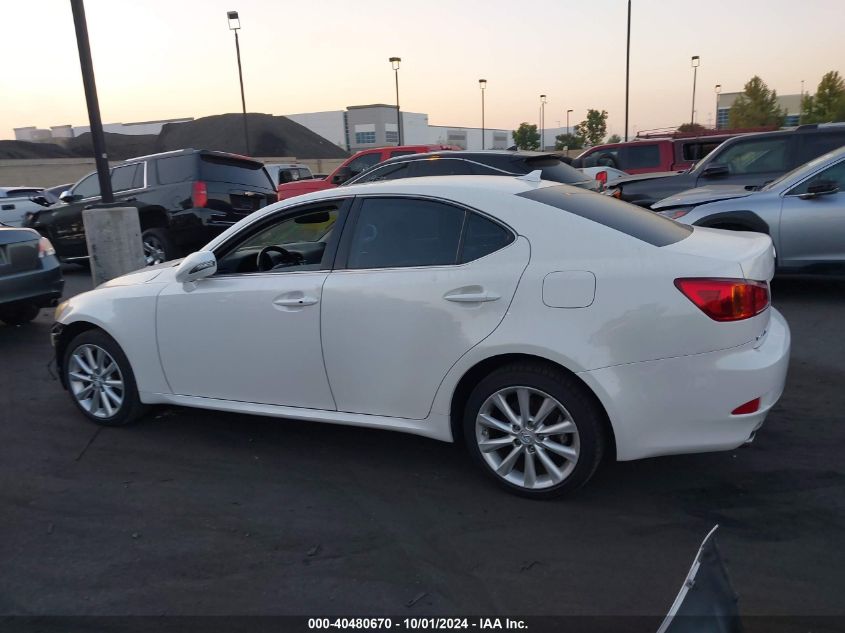 2010 Lexus Is 250 VIN: JTHCF5C26A5037885 Lot: 40480670