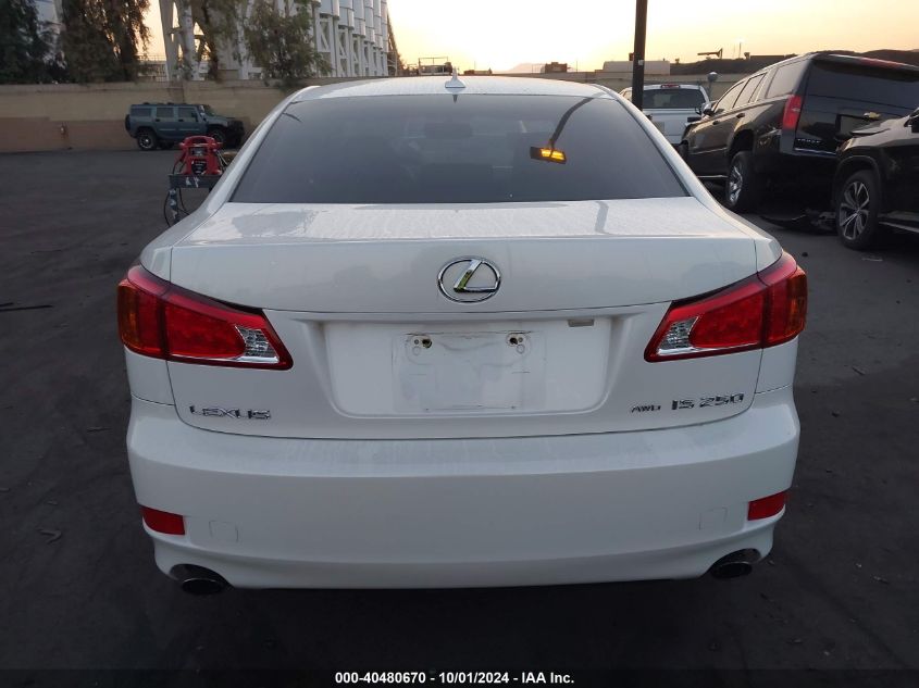 2010 Lexus Is 250 VIN: JTHCF5C26A5037885 Lot: 40480670