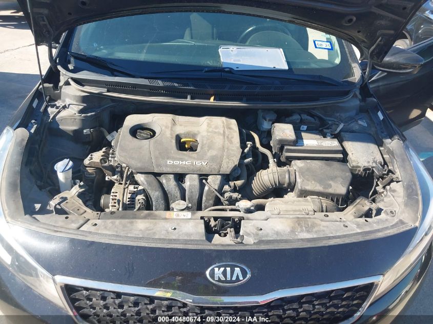 2018 Kia Forte S VIN: 3KPFL4A76JE226394 Lot: 40480674