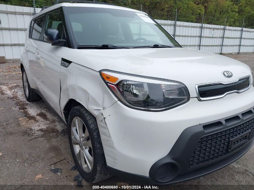 2014 Kia Soul + VIN: KNDJP3A5XE7044162 Lot: 40480680