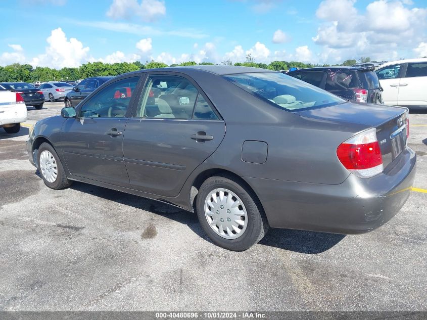 2005 Toyota Camry Std VIN: JTDBE32K750303374 Lot: 40480696