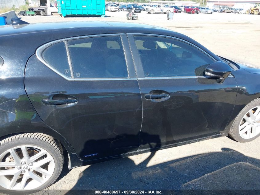 2014 Lexus Ct 200H VIN: JTHKD5BH2E2186518 Lot: 40480697