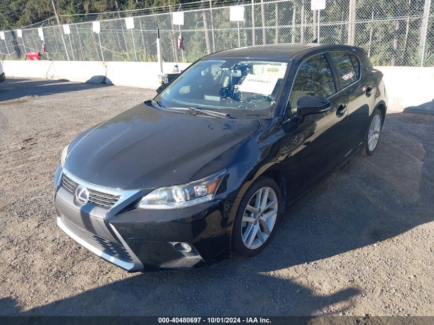 VIN JTHKD5BH2E2186518 2014 LEXUS CT 200H no.2