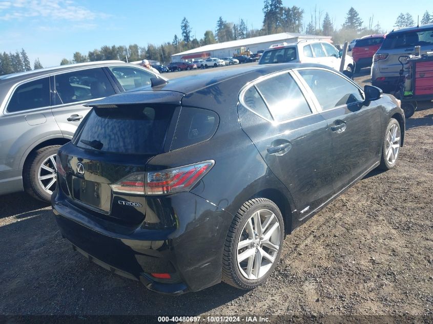 VIN JTHKD5BH2E2186518 2014 LEXUS CT 200H no.4