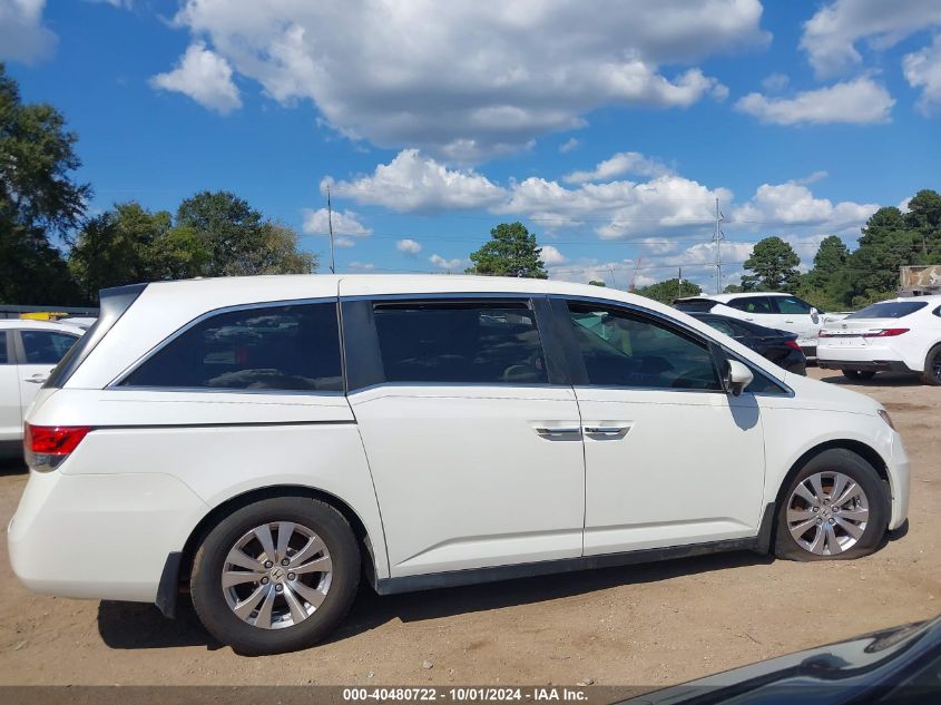 2015 Honda Odyssey Ex-L VIN: 5FNRL5H66FB070018 Lot: 40480722