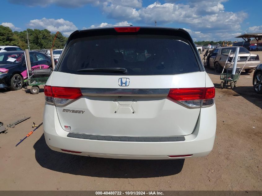 2015 Honda Odyssey Ex-L VIN: 5FNRL5H66FB070018 Lot: 40480722