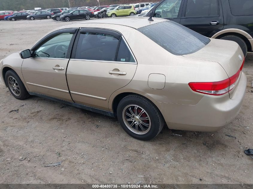 1HGCM56433A139306 2003 Honda Accord Lx