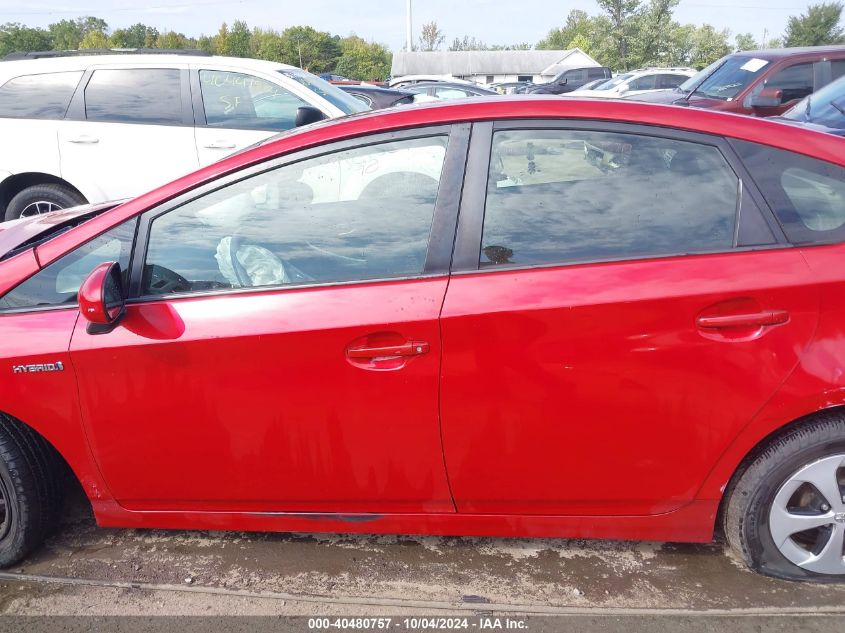 JTDKN3DU3D0348762 2013 Toyota Prius Two