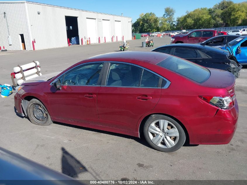 2017 Subaru Legacy 2.5I VIN: 4S3BNAA61H3047325 Lot: 40480776