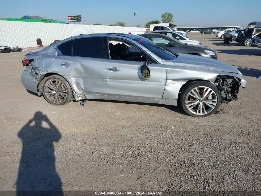 2019 Infiniti Q50 3.0T Sport VIN: JN1EV7AR6KM551240 Lot: 40480883