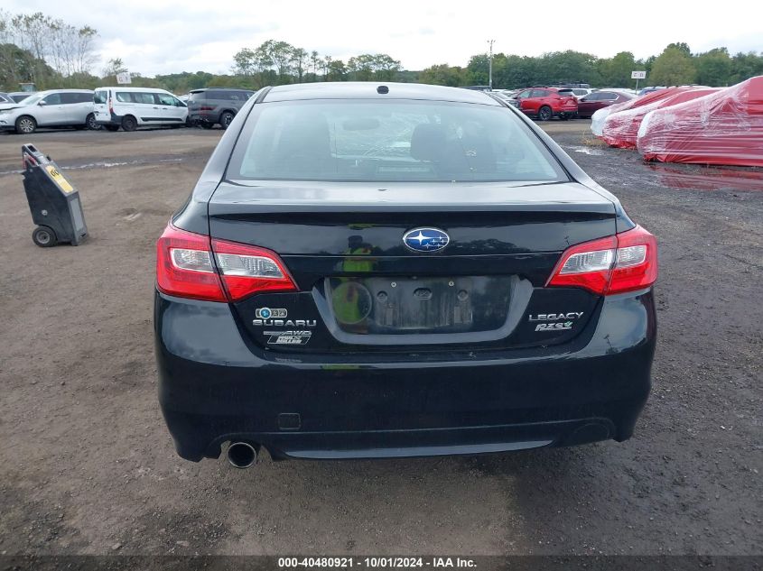 2015 Subaru Legacy 2.5I Premium VIN: 4S3BNAH63F3017696 Lot: 40480921