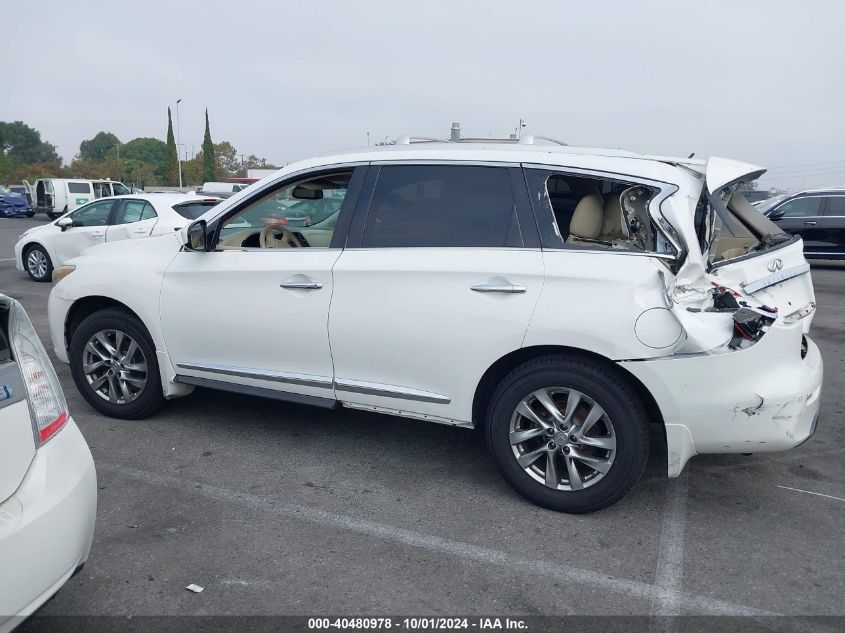 2013 Infiniti Jx VIN: 5N1AL0MM5DC337918 Lot: 40480978