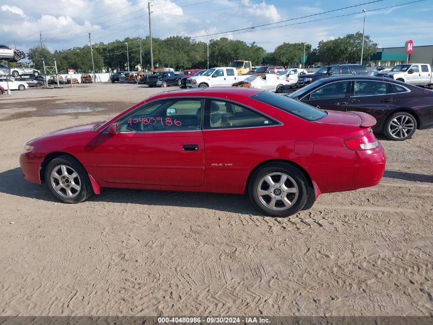 1999 Toyota Camry Solara Sle VIN: 2T1CF22P9XC153512 Lot: 40480986