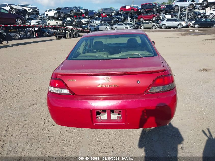 1999 Toyota Camry Solara Sle VIN: 2T1CF22P9XC153512 Lot: 40480986