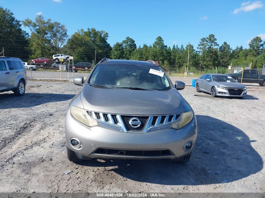 2009 Nissan Murano Le VIN: JN8AZ18W59W133392 Lot: 40481006