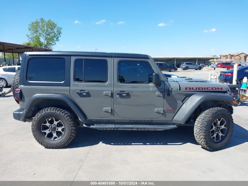 2019 Jeep Wrangler Unlimited Rubicon VIN: 1C4HJXFG5KW581167 Lot: 40481058