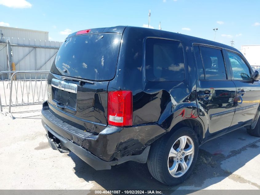 2012 Honda Pilot Ex VIN: 5FNYF3H43CB035700 Lot: 40481087