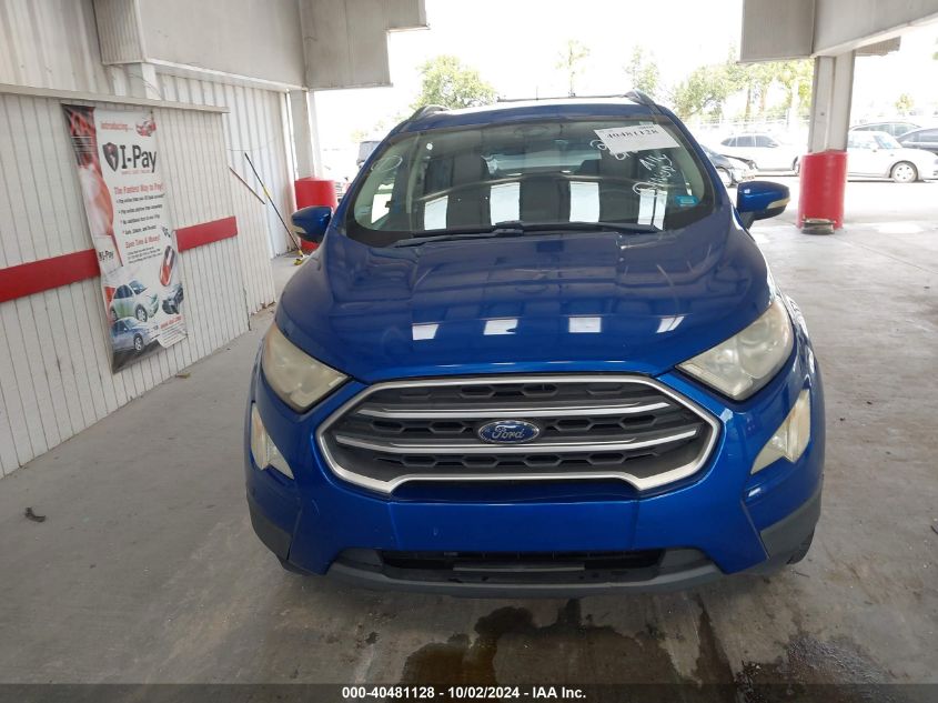 2018 Ford Ecosport Se VIN: MAJ3P1TE8JC225522 Lot: 40481128