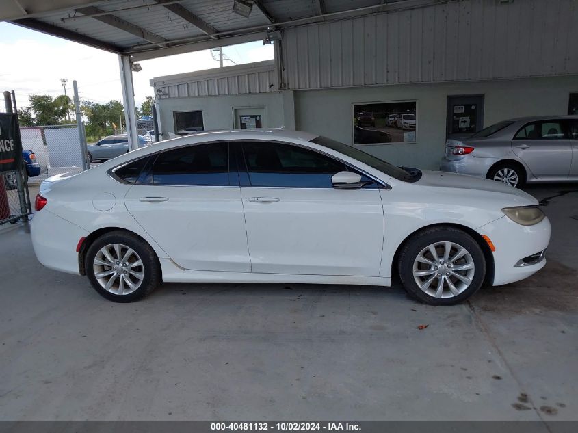 2015 Chrysler 200 C VIN: 1C3CCCCG9FN519224 Lot: 40481132