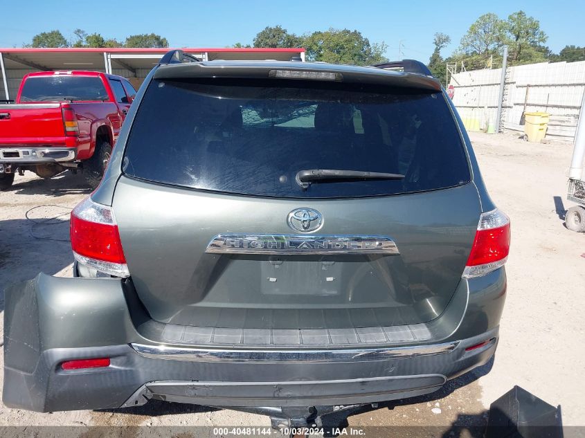 5TDZK3EH1DS133211 2013 Toyota Highlander Se V6