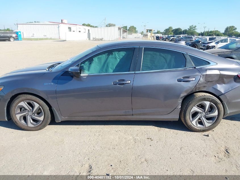 2019 Honda Insight Ex VIN: 19XZE4F51KE014194 Lot: 40481152