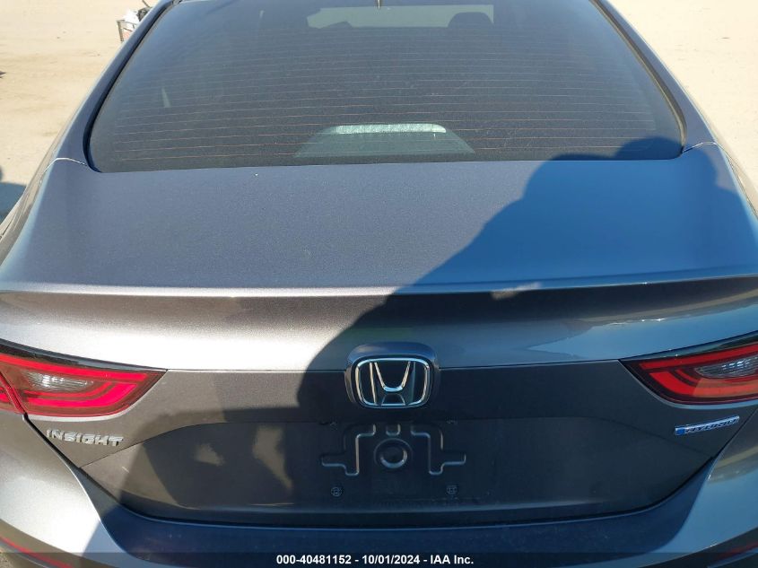 2019 Honda Insight Ex VIN: 19XZE4F51KE014194 Lot: 40481152