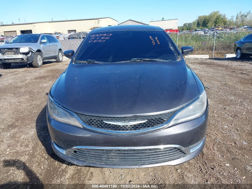 2015 Chrysler 200 Limited VIN: 1C3CCCAB1FN636187 Lot: 40481190