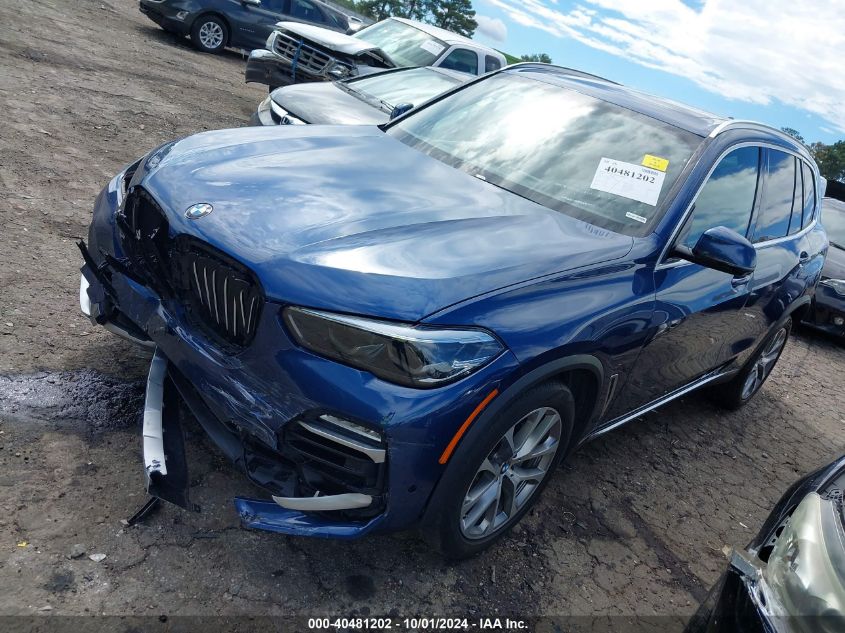 VIN 5UXCR6C59KLK80031 2019 BMW X5, Xdrive40I no.2