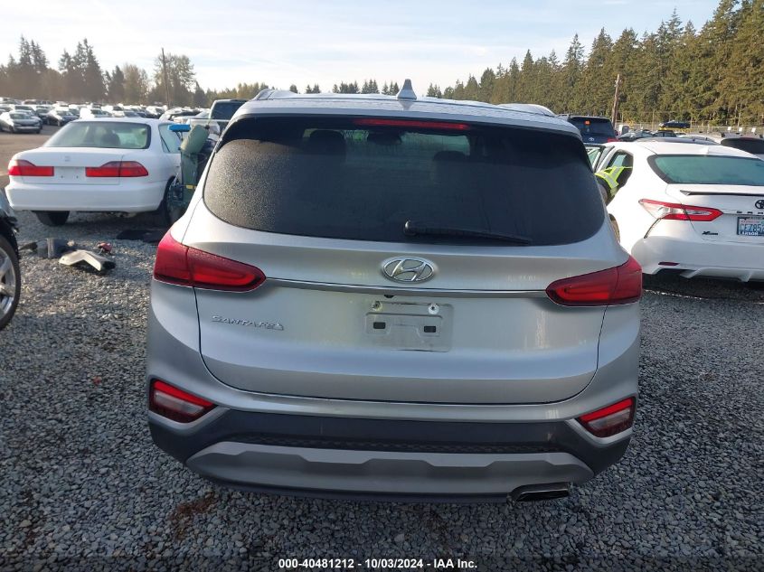 2020 Hyundai Santa Fe Sel VIN: 5NMS33AD8LH217108 Lot: 40481212