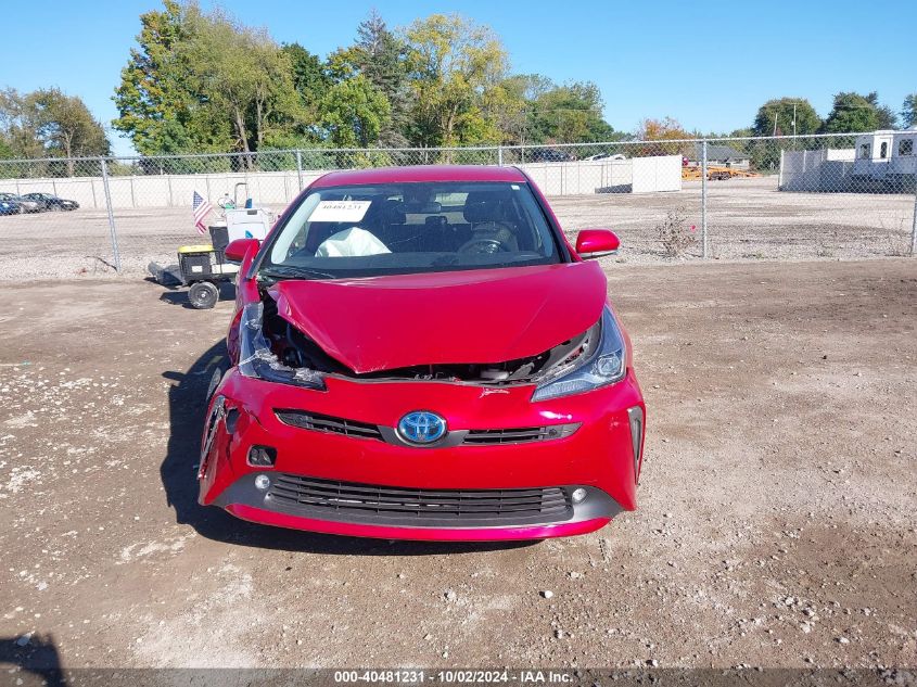 2022 Toyota Prius Le Awd-E VIN: JTDL9MFU5N3035417 Lot: 40481231