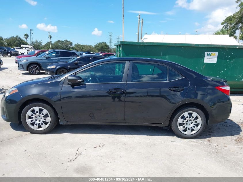 2015 Toyota Corolla S VIN: 2T1BURHE1FC361138 Lot: 40481254