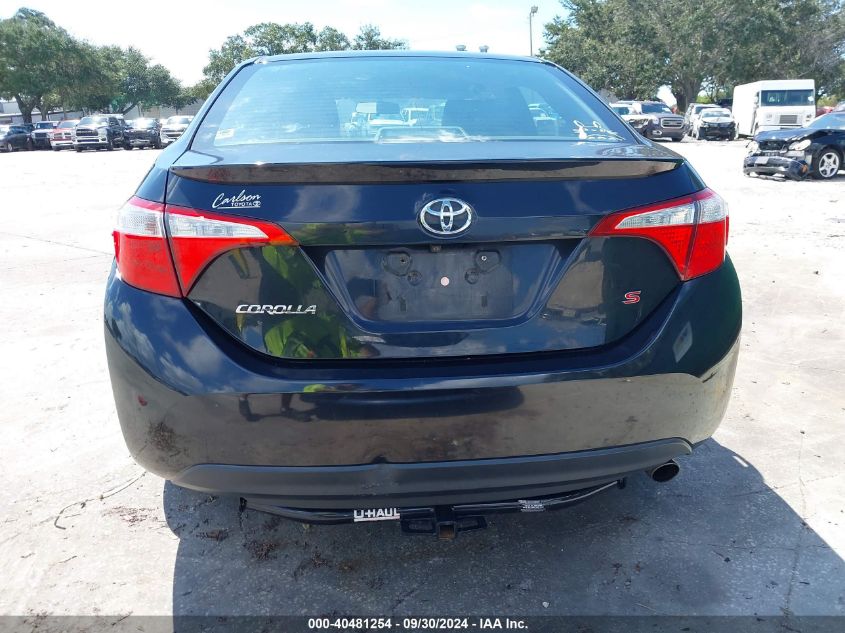 2015 Toyota Corolla S VIN: 2T1BURHE1FC361138 Lot: 40481254