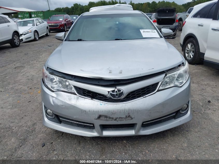 2012 Toyota Camry Se VIN: 4T1BF1FK4CU075749 Lot: 40481264