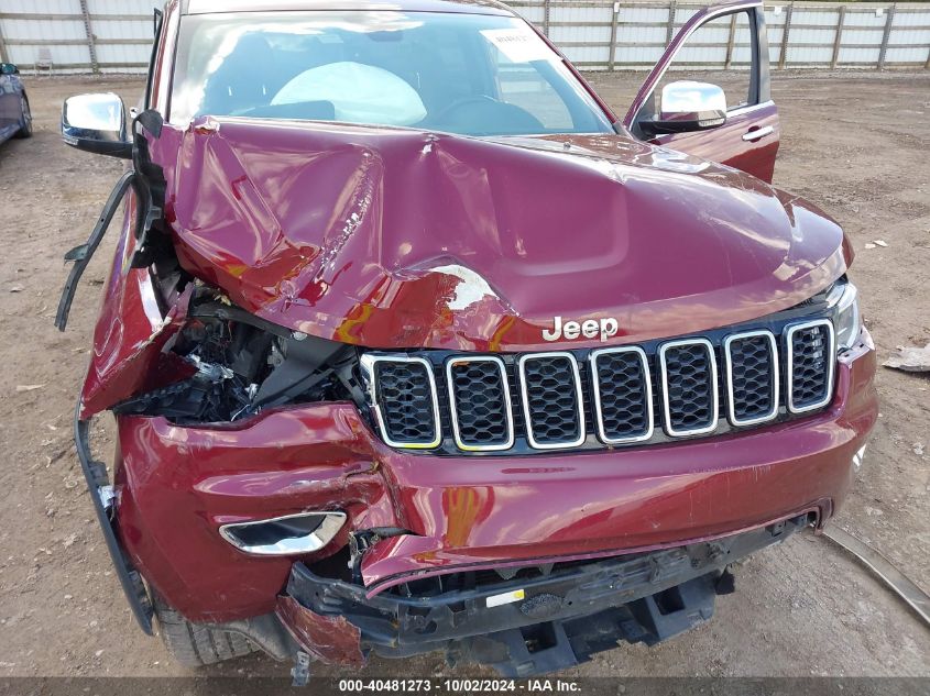 VIN 1C4RJFBG8JC266495 2018 JEEP GRAND CHEROKEE LIMITED 4X4