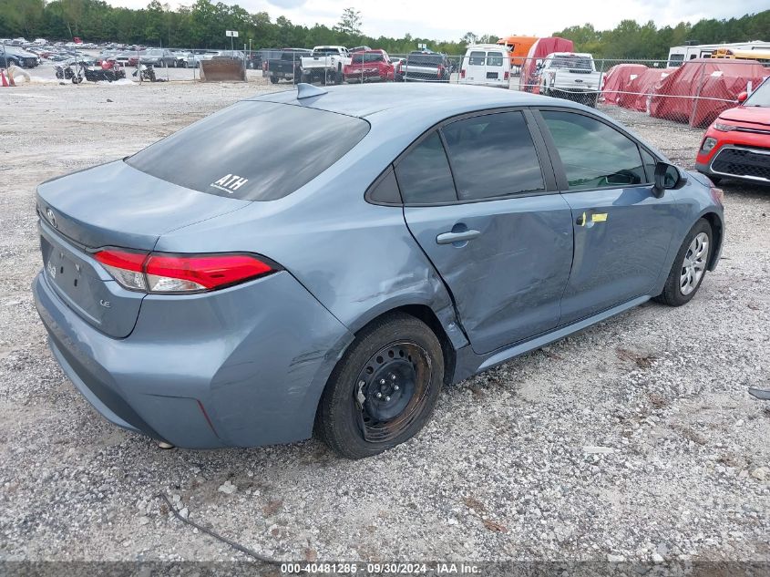 2020 Toyota Corolla Le VIN: 5YFEPRAEXLP104747 Lot: 40481285