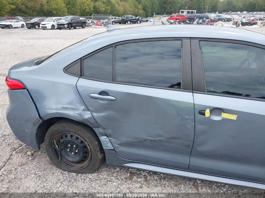 2020 Toyota Corolla Le VIN: 5YFEPRAEXLP104747 Lot: 40481285