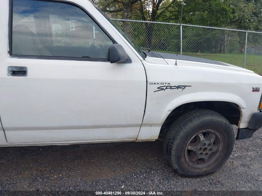 1996 Dodge Dakota VIN: 1B7GG23X4TS669850 Lot: 40481290