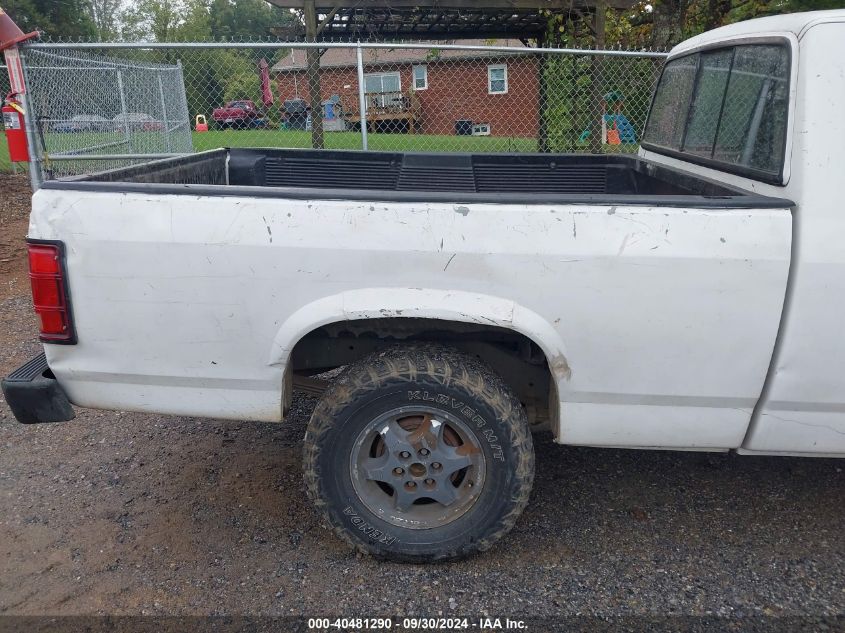 1996 Dodge Dakota VIN: 1B7GG23X4TS669850 Lot: 40481290