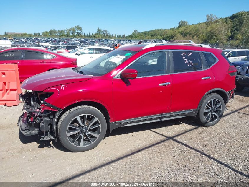 2017 Nissan Rogue Sl VIN: JN8AT2MV3HW267143 Lot: 40481300