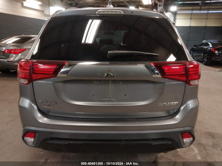 2019 Mitsubishi Outlander Le VIN: JA4AD3A36KZ025187 Lot: 40481305