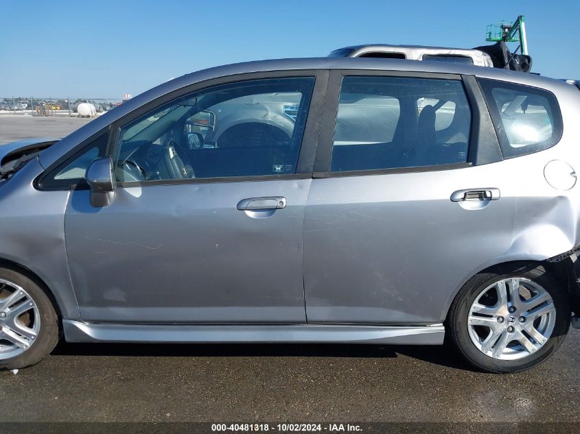 2007 Honda Fit Sport VIN: JHMGD386X7S002106 Lot: 40481318