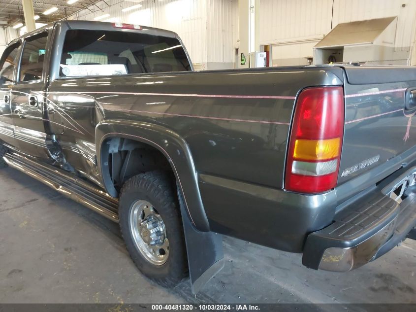 2002 Chevrolet Silverado 2500Hd Lt VIN: 1GCHK23112F105840 Lot: 40481320