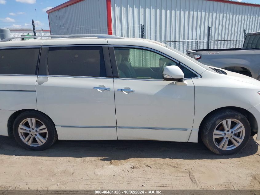 JN8AE2KP4E9102842 2014 Nissan Quest Sl