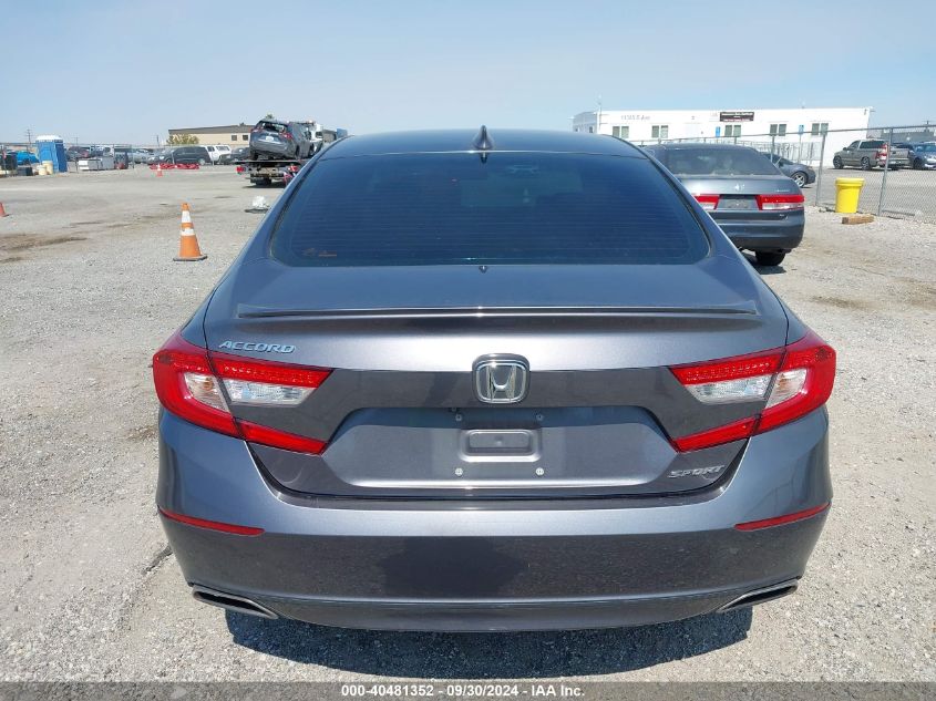 1HGCV1F36JA249485 2018 Honda Accord Sport