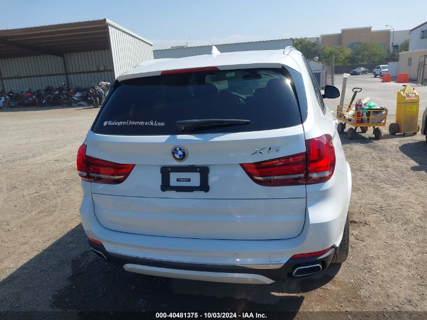 2018 BMW X5 Sdrive35I VIN: 5UXKR2C57J0X07744 Lot: 40481375